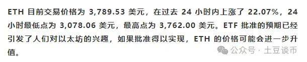 以太坊ETF风云再起！币圈牛市开启？具有百倍增长潜力3种加密货币!